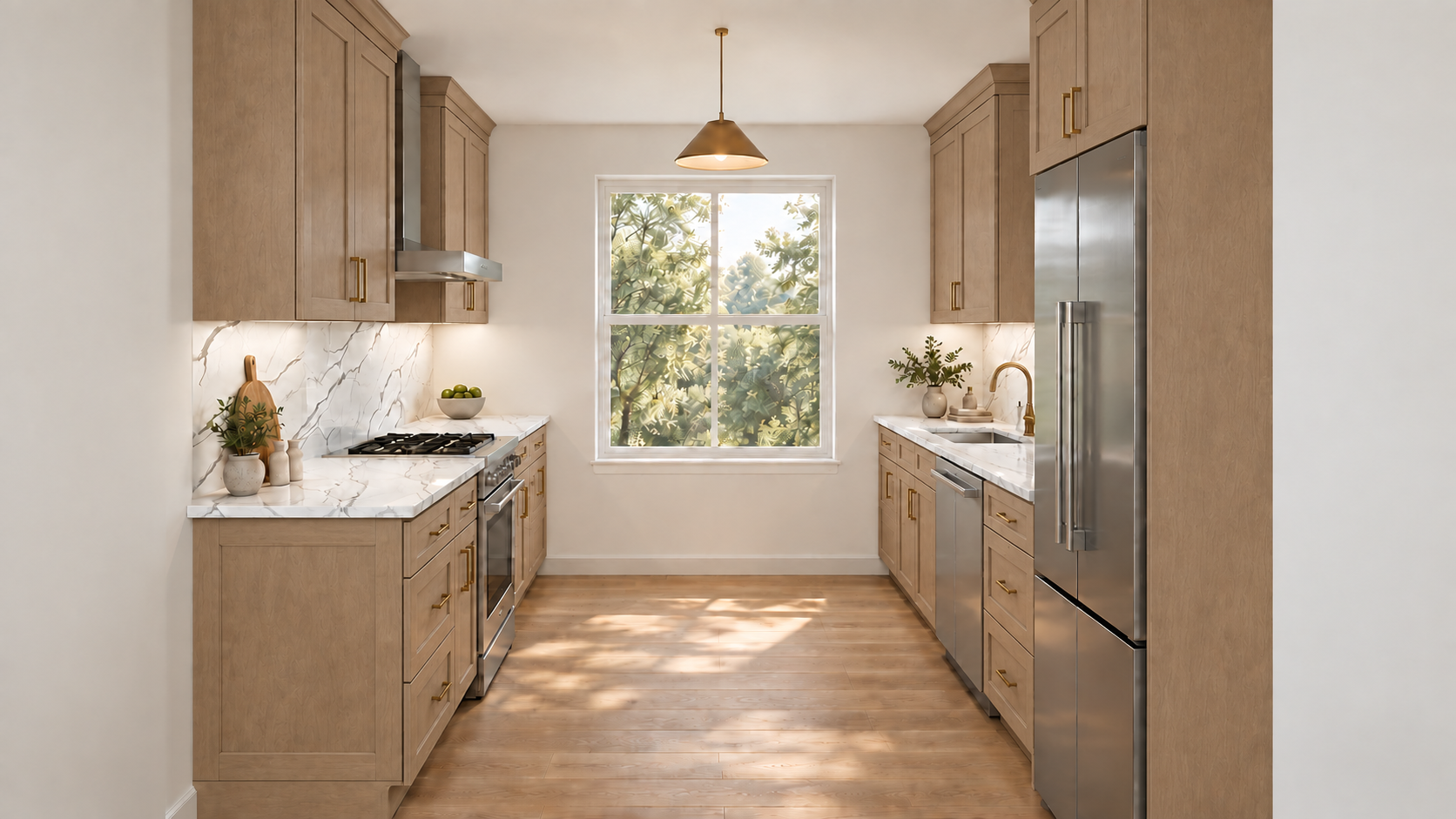 Honey Shaker — Galley kitchen.